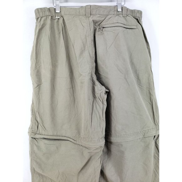 White Sierra Insect Shield Convertible Pants Men's Size XXL Tan - Picture 4 of 8